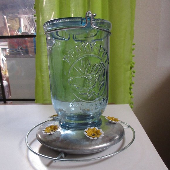 Glass Mason Jar Hummingbird Feeder Perky Pet - Picture 2 of 3